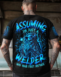 ASSUMING I'M JUST A WELDER SKULL ALL OVER PRINT - TLTR0609251
