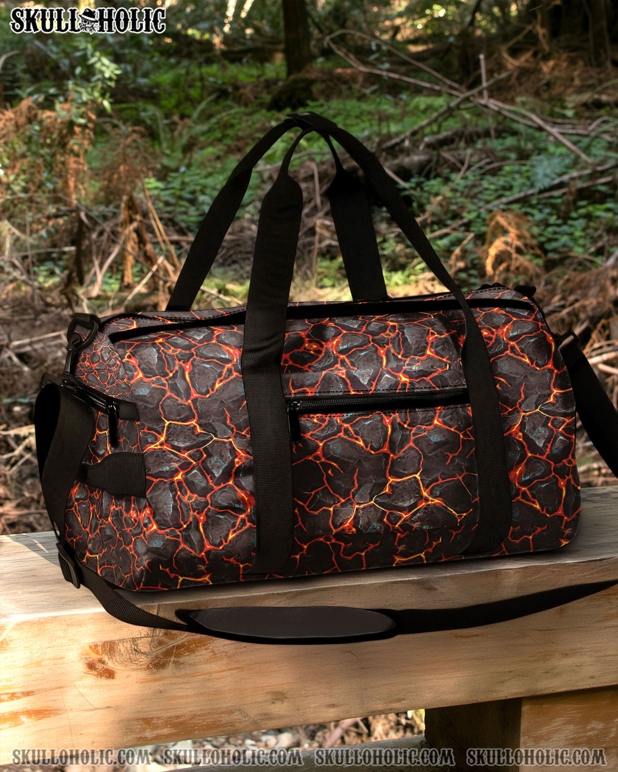 SKULL FIRE TRAVELLING BAG - YHHG2808254