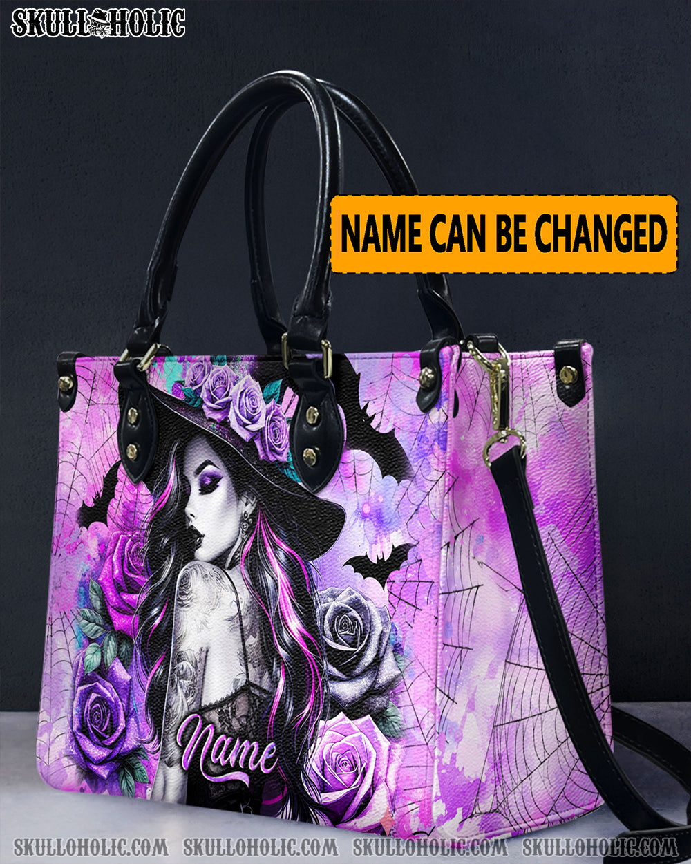 LADY WITCH HALLOWEEN LEATHER HANDBAG - YHLN1109244