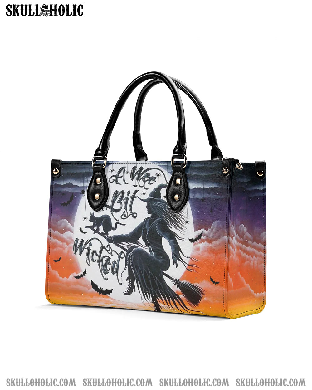 A WEE BIT WICKED HALLOWEEN LEATHER HANDBAG - YHLN1609244