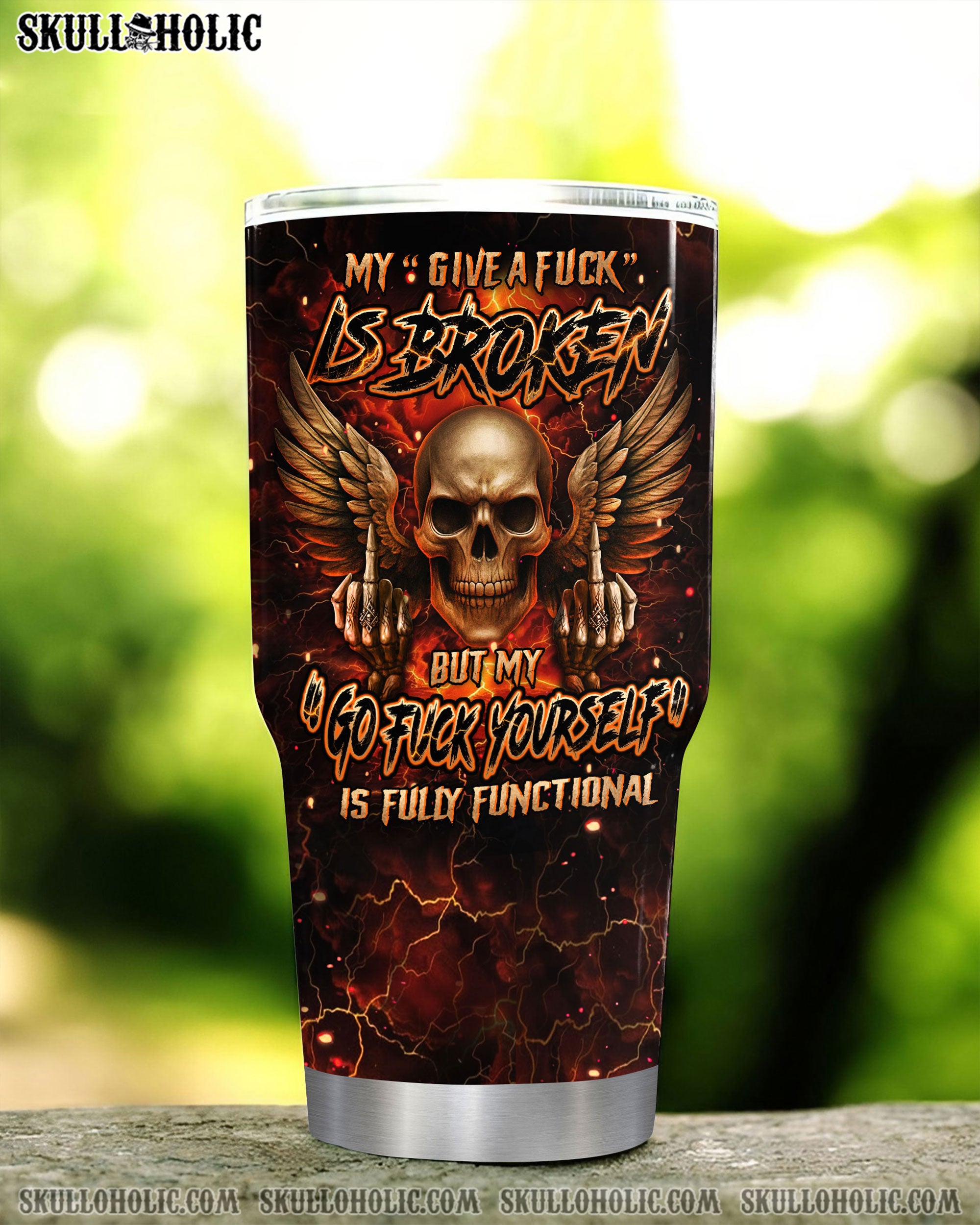 MY GIVE A F IS BROKEN TUMBLER - YHHN2508255