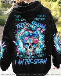 I AM THE STORM MESSY BUN ALL OVER PRINT - TYQY2311233