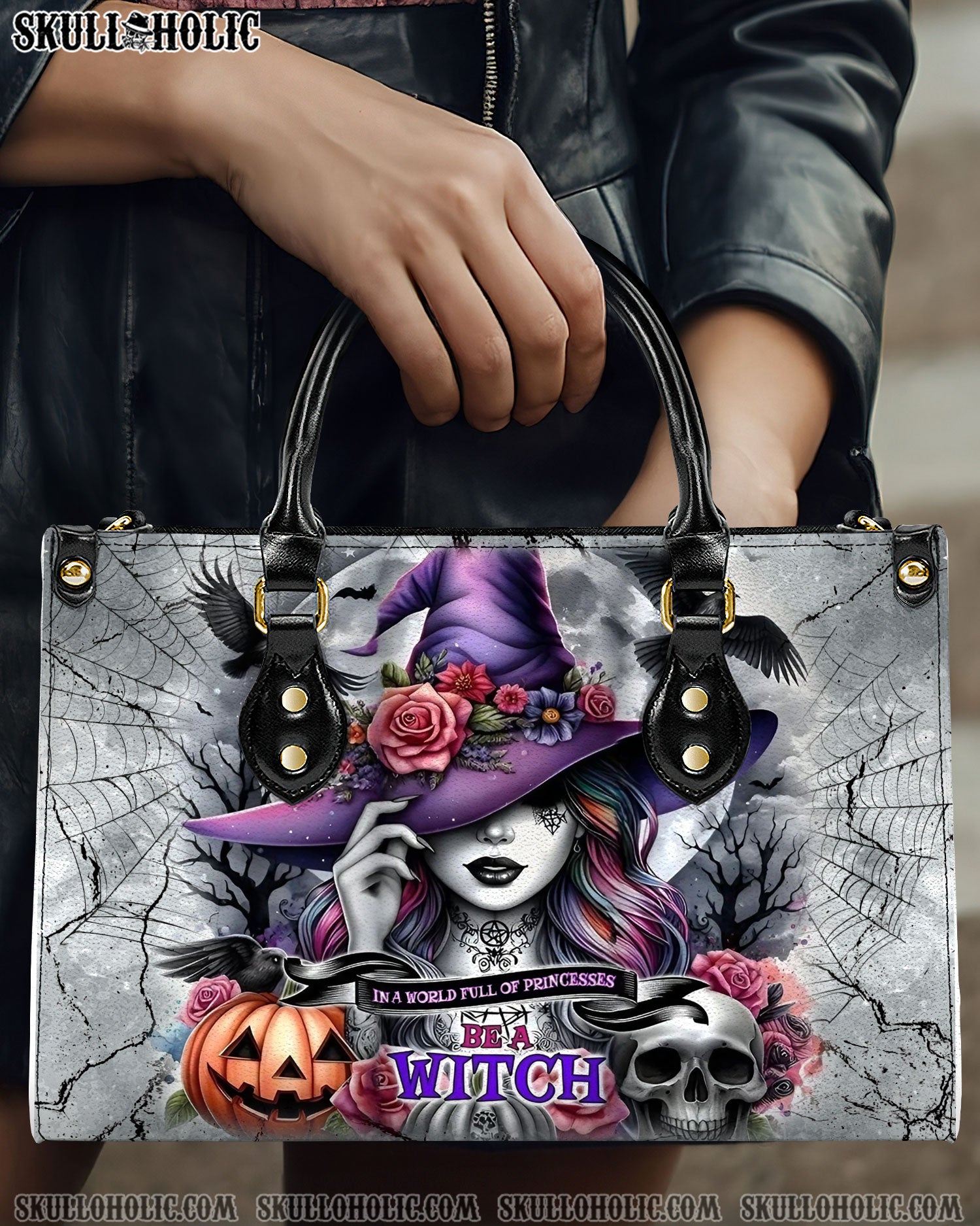 BE A WITCH LEATHER HANDBAG - YHLN3008244