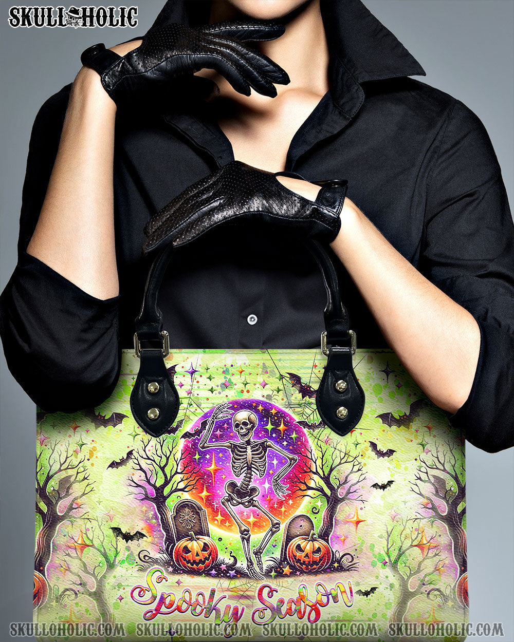 SPOOKY SEASON LEATHER HANDBAG - YHHG2008244