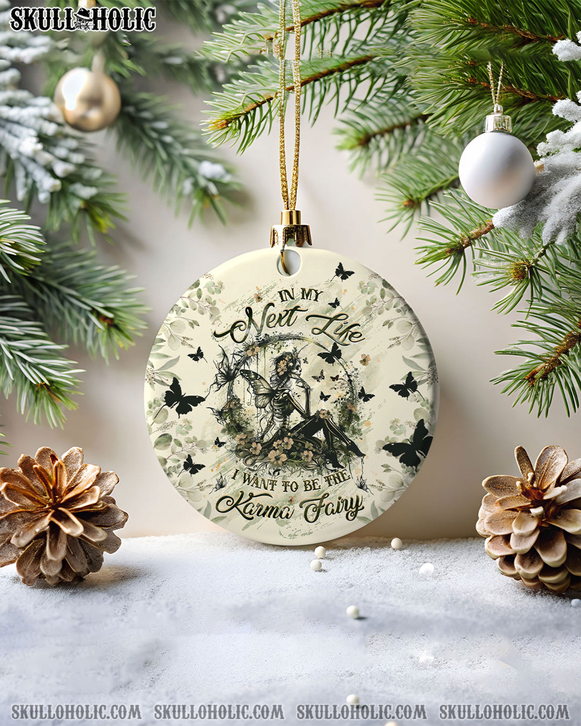 KARMA FAIRY SKELETON LADY ORNAMENT & KEYCHAIN - YHHG1209254