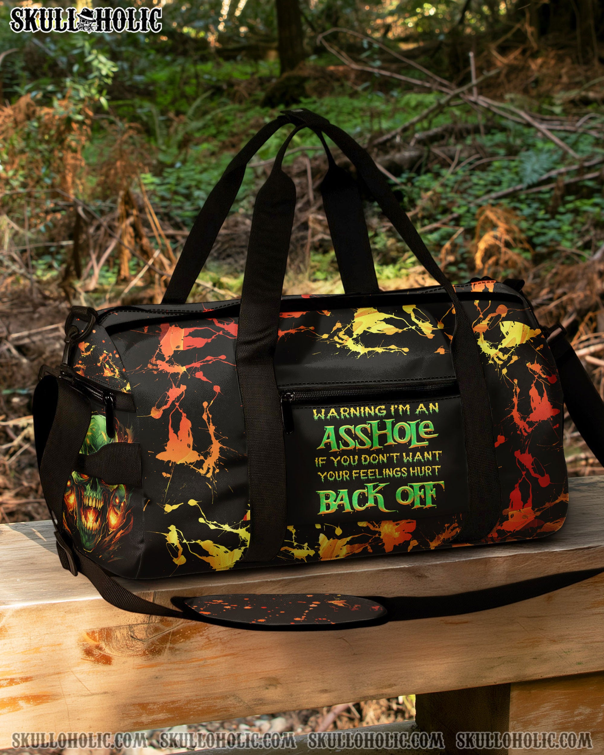 WARNING IM AN A SKULL TRAVELLING BAG - TLNZ2508252