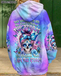 I AM THE STORM MESSY BUN ALL OVER PRINT - TYTD2211233
