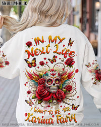 KARMA FAIRY SKULL ROSE ALL OVER PRINT - TLNZ2111234