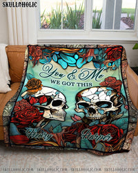 PERSONALIZED YOU AND ME WE GOT THIS COUPLE FLEECE BLANKET  - TLTW1302255