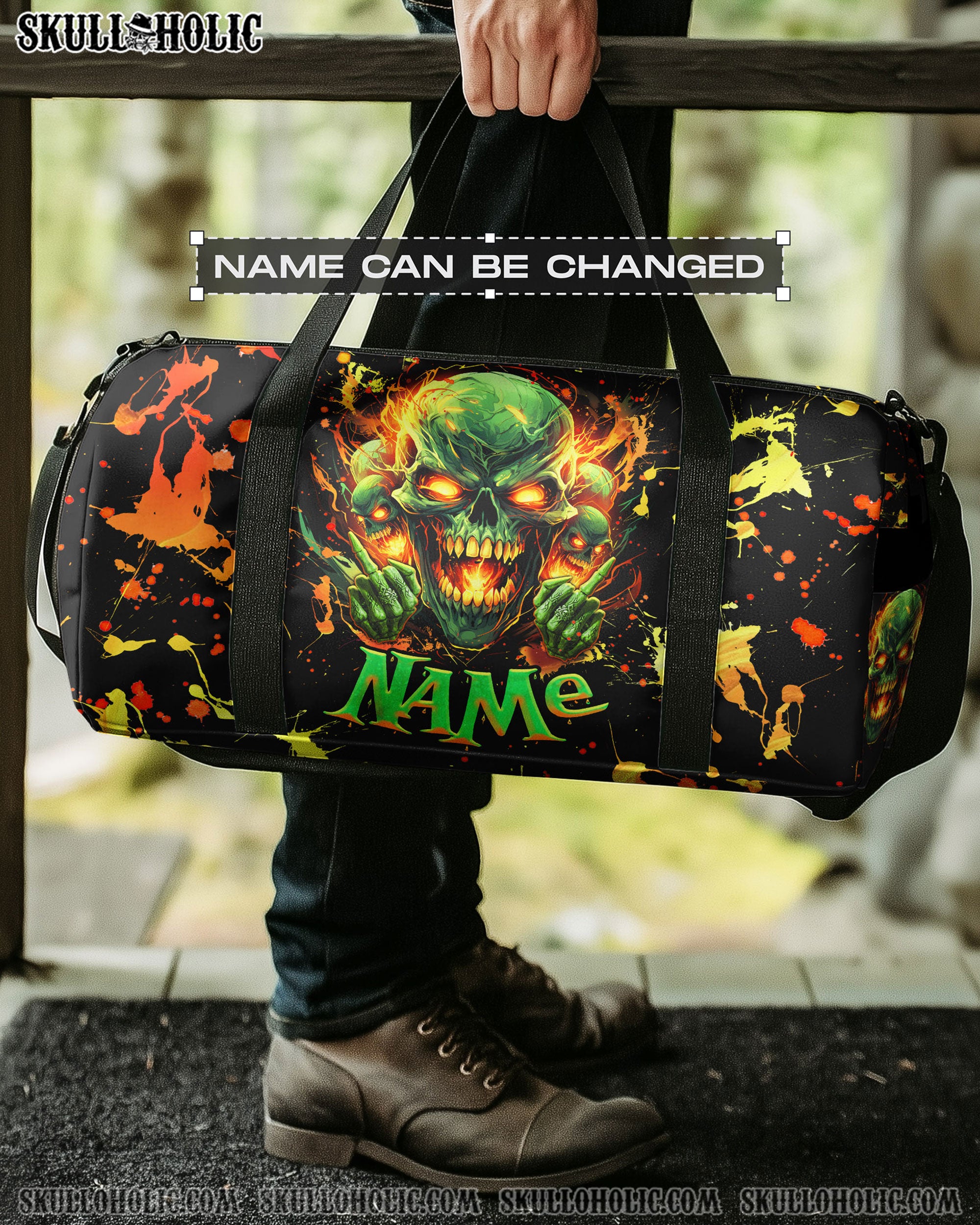 WARNING IM AN A SKULL TRAVELLING BAG - TLNZ2508252