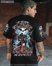 I'M NEVER ALONE MY DEMONS ARE WITH ME 24/7 ALL OVER PRINT - TLTW2608253