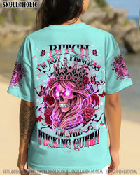I'M THE F QUEEN SKULL ALL OVER PRINT - YHHG0212252
