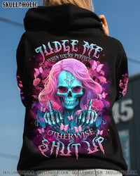 JUDGE ME WHEN SKULL LONG HAIR ROSE ALL OVER PRINT - TLNZ1412233