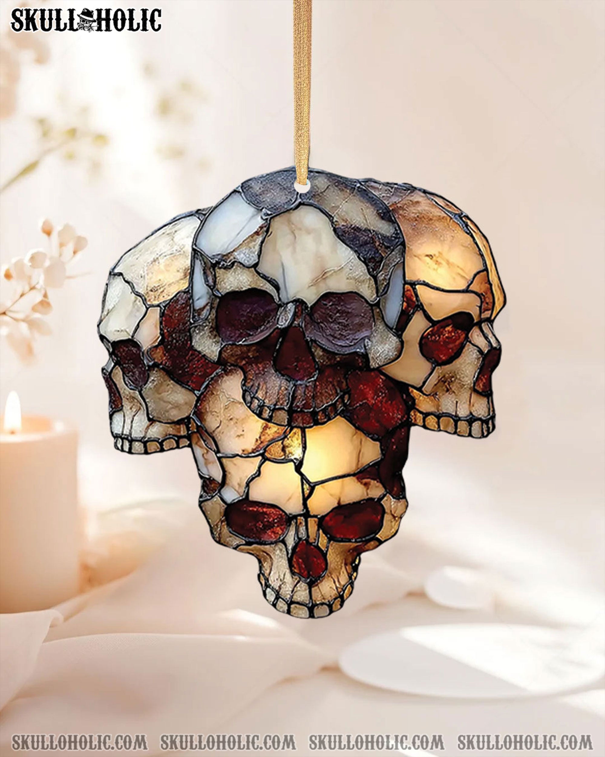 GOTHIC SKULL ORNAMENT & KEYCHAIN - YHHN1508254