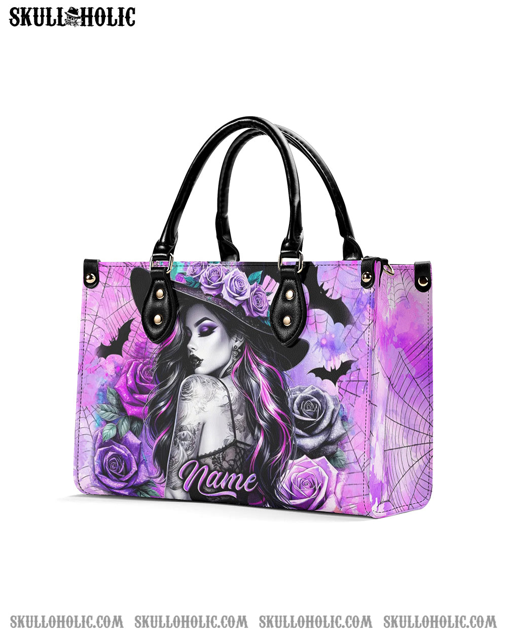 LADY WITCH HALLOWEEN LEATHER HANDBAG - YHLN1109244