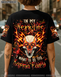 KARMA FAIRY SKULL FIRE WINGS ALL OVER PRINT - YHHN2508253