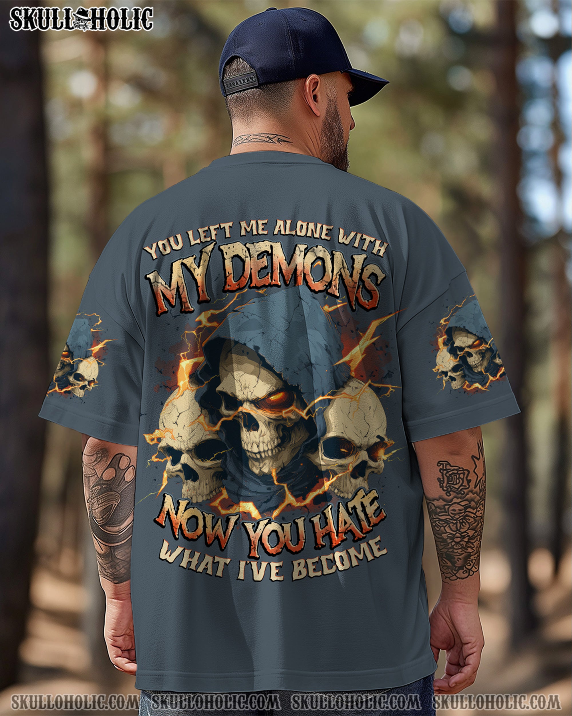 YOU LEFT ME ALONE WITH MY DEMONS ALL OVER PRINT - TYTD2010252