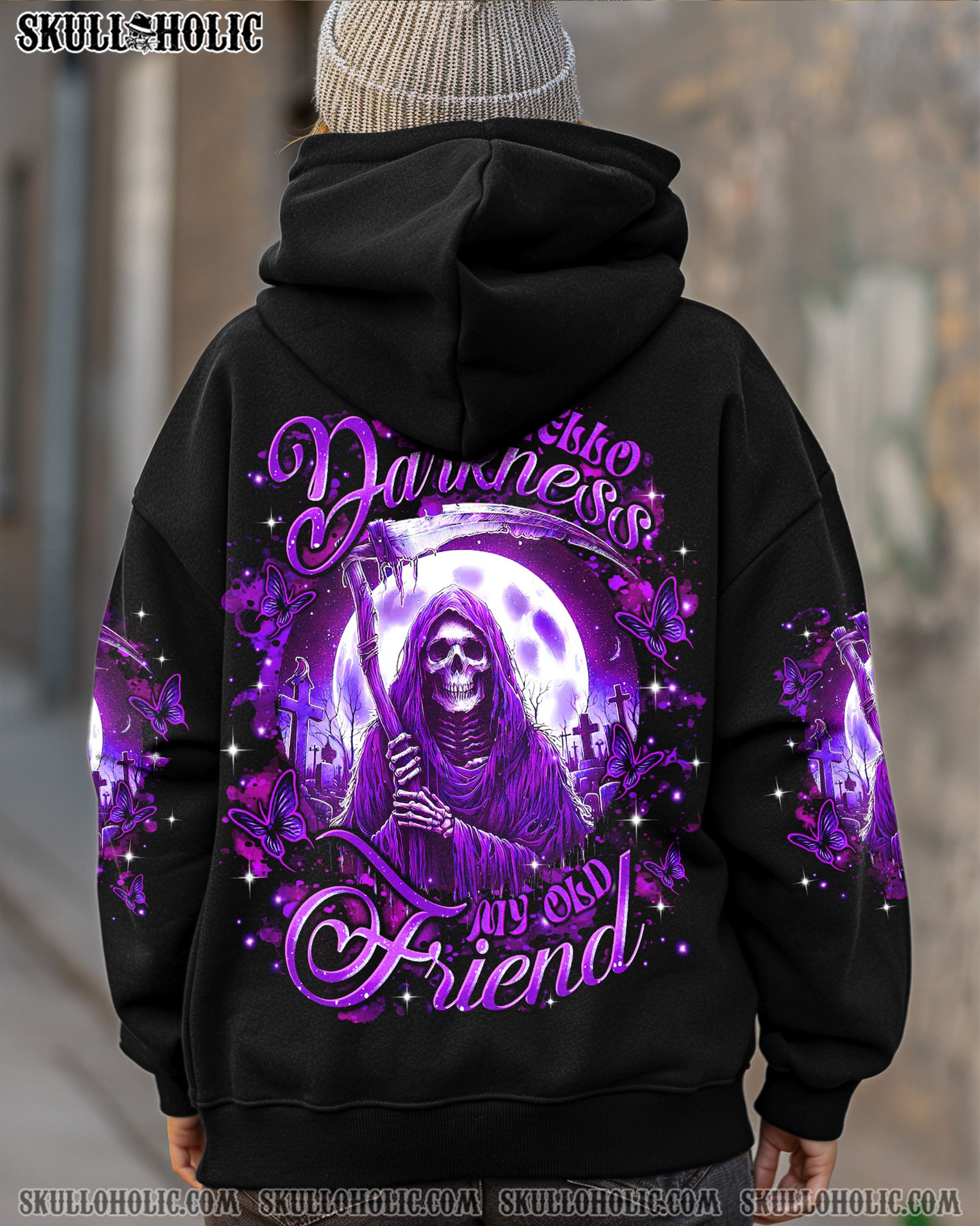HELLO DARKNESS MY OLD FRIEND REAPER ALL OVER PRINT - TLTR2909251