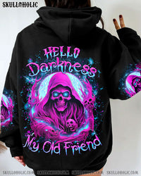 HELLO DARKNESS MY OLD FRIEND SKULL REAPER ALL OVER PRINT - YHKD2311231
