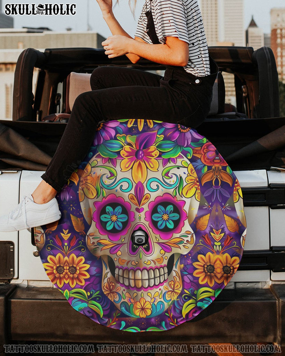 SUGAR SKULL FLOWER AUTOMOTIVE - YHLT1709255