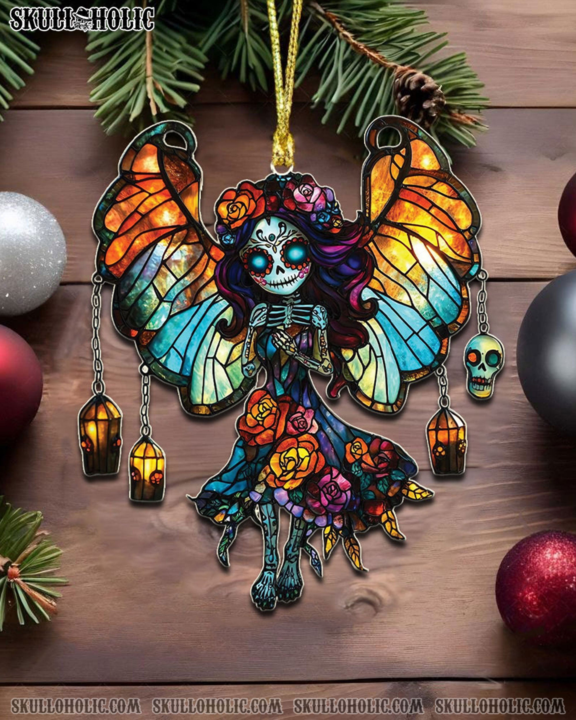 SKELETON FAIRY ORNAMENT & KEYCHAIN - YHHG1508254