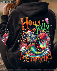 HOLLY JOLLY MERMAID CHRISTMAS ALL OVER PRINT - TYQY0411232