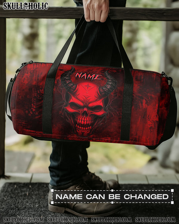 RED DEMON SKULL TRAVELLING BAG - YHLN2908255