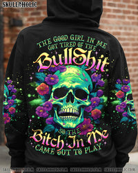 THE GOOD GIRL IN ME SKULL FLOWER ALL OVER PRINT - TLNO1701243