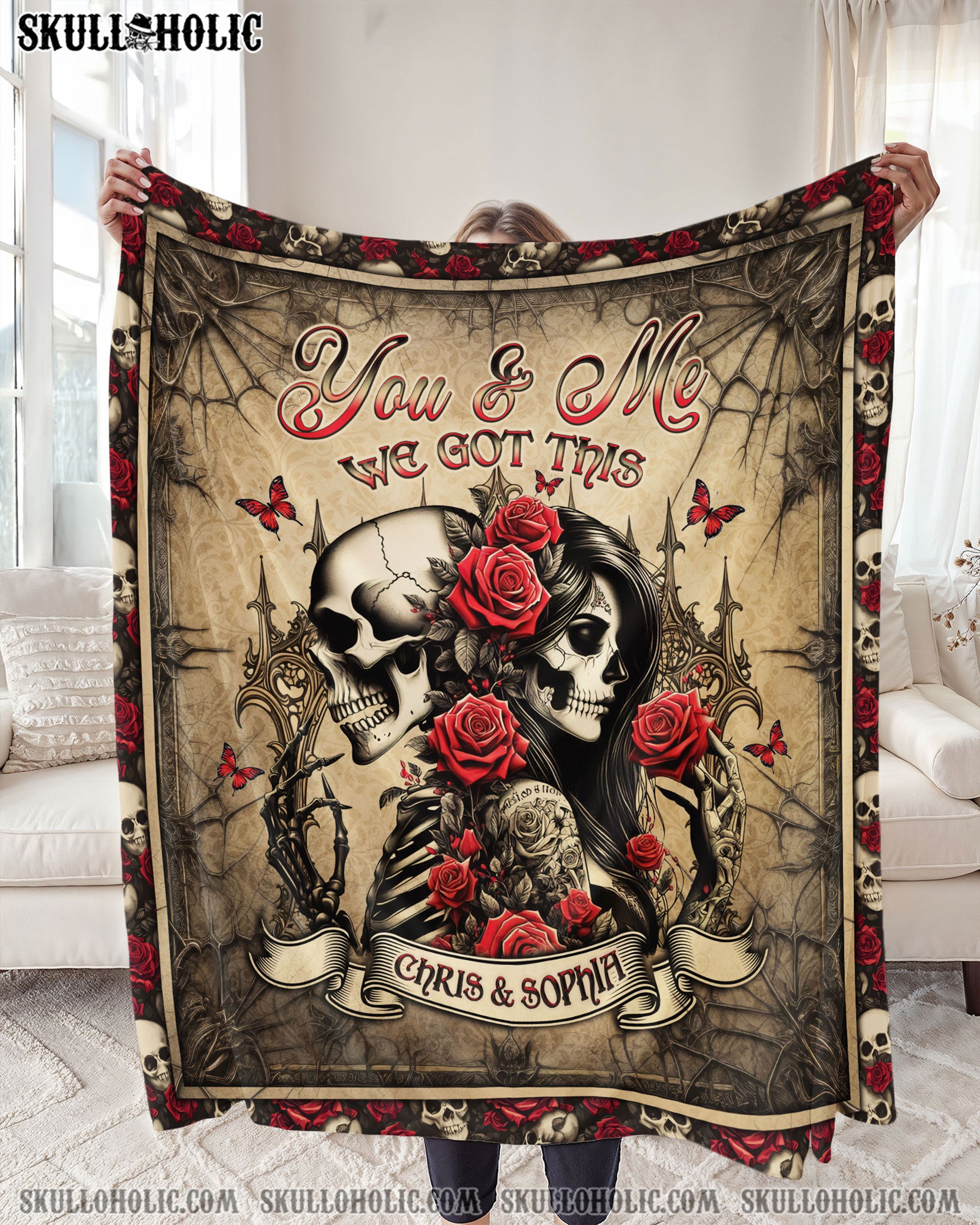 PERSONALIZED YOU AND ME WE GOT THIS FLEECE BLANKET - TLNO1702251