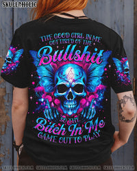 THE GOOD GIRL IN ME SKULLS WINGS ALL OVER PRINT - TLNO0412232