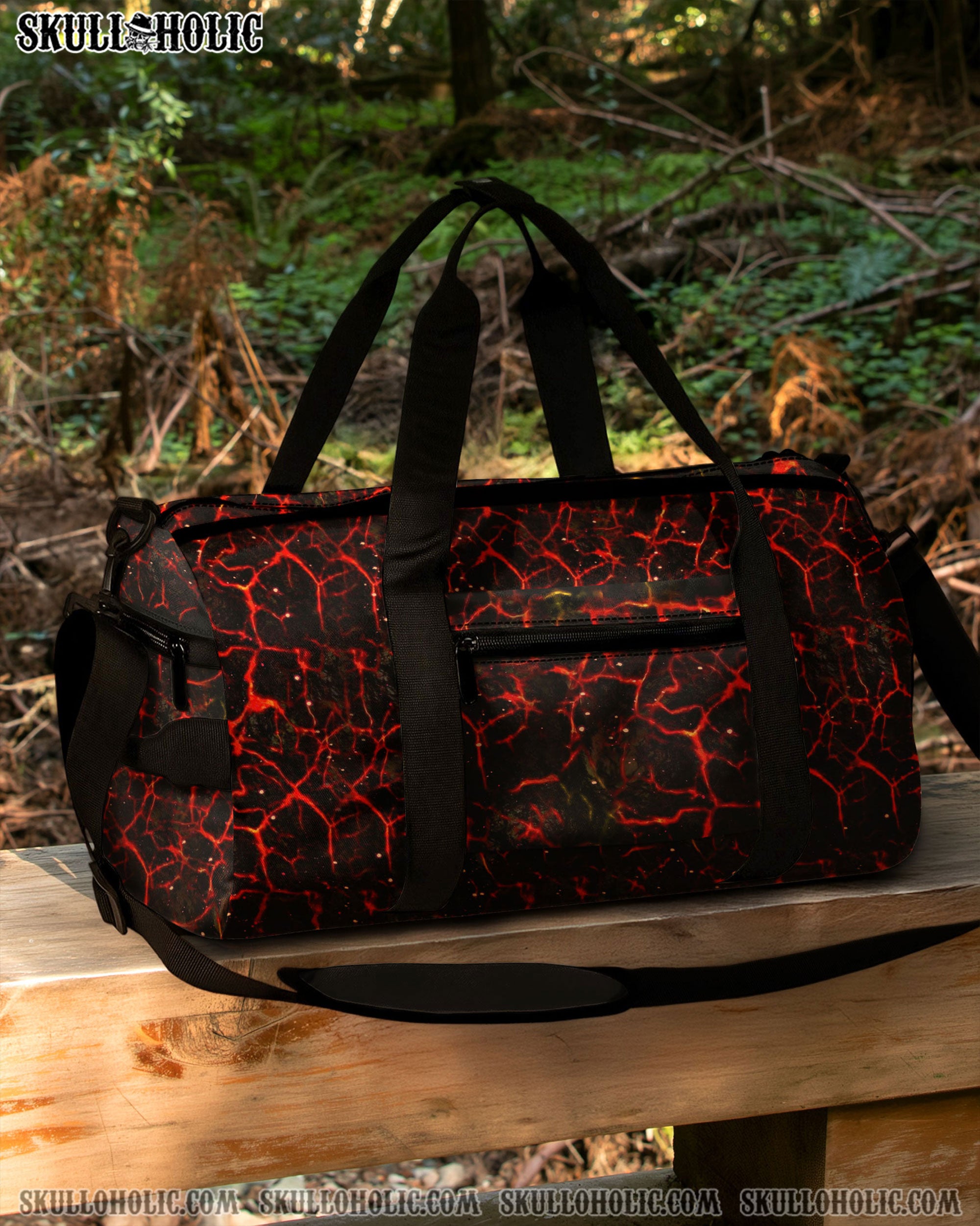 AMERICAN FLAG SKULL TRAVELLING BAG - YHHN0409255