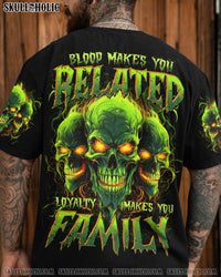 LOYALTY MAKES YOU FAMILY SKULL ALL OVER PRINT - TYTD0506253