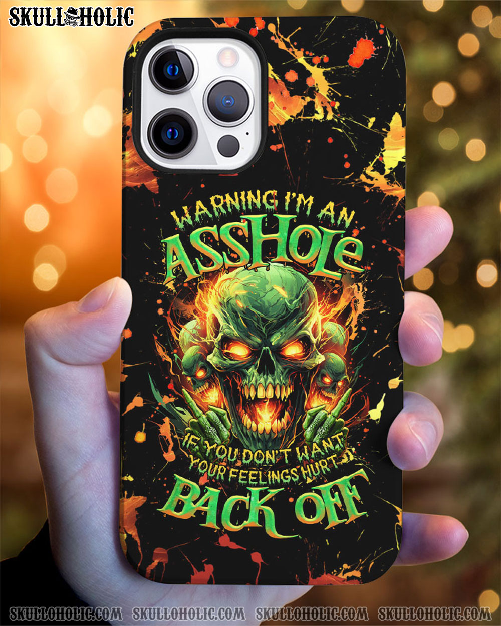 WARNING I'M AN A SKULL PHONE CASE - TLNZ1305244