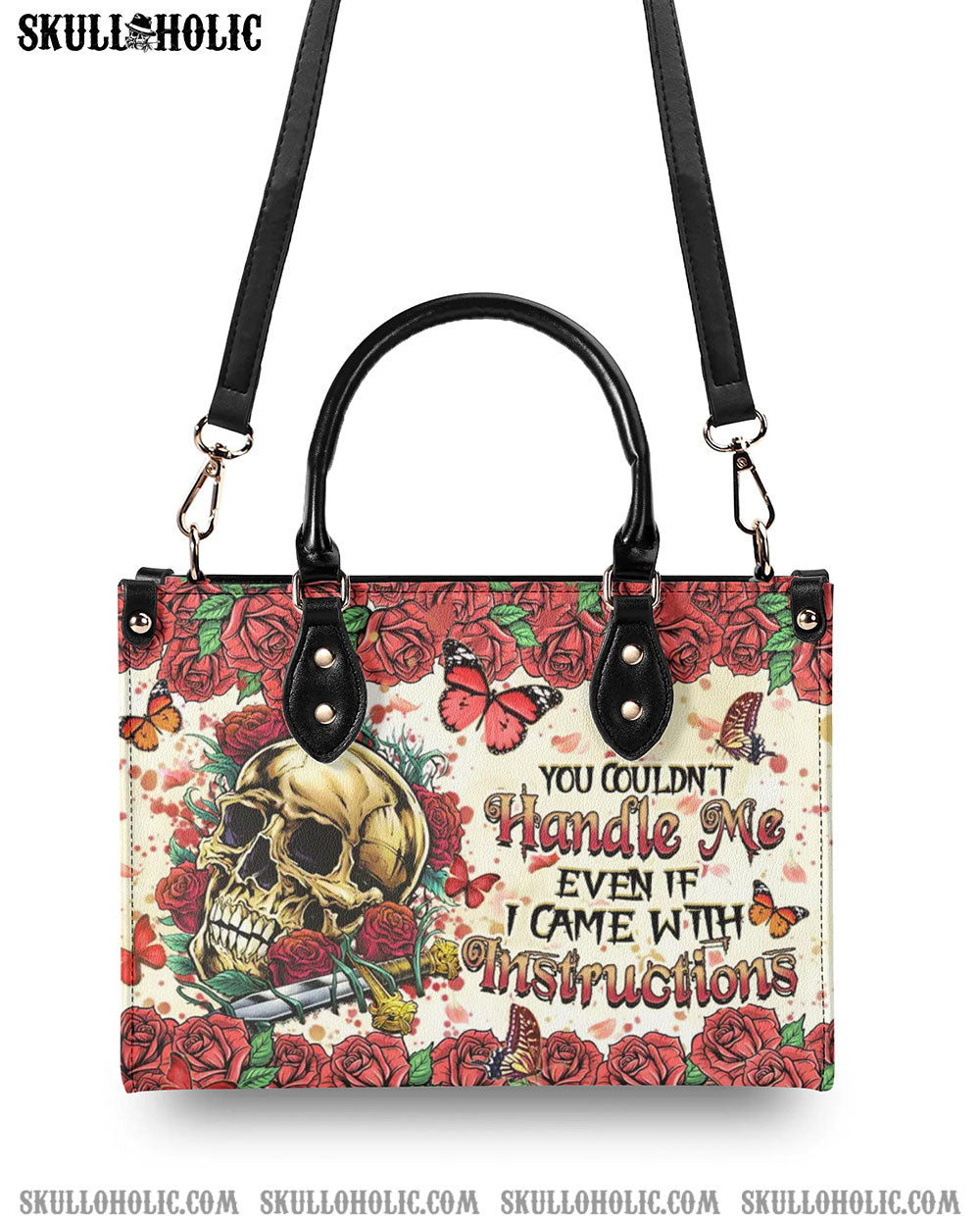 YOU COULDN'T HANDLE ME LEATHER HANDBAG - YHHN2507244