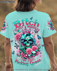 I'M THE F QUEEN SKULL LADY ROSE ALL OVER PRINT - TLTW3101241