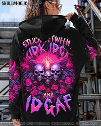 STUCK BETWEEN IDK IDC AND IDGAF SKULL ALL OVER PRINT - TLTR1001243
