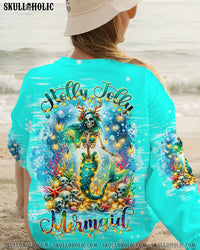 HOLLY JOLLY MERMAID CHRISTMAS ALL OVER PRINT - TLTW0411236