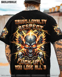 TRUST LOYALTY RESPECT MAD SKULL ALL OVER PRINT - TLTW0506241