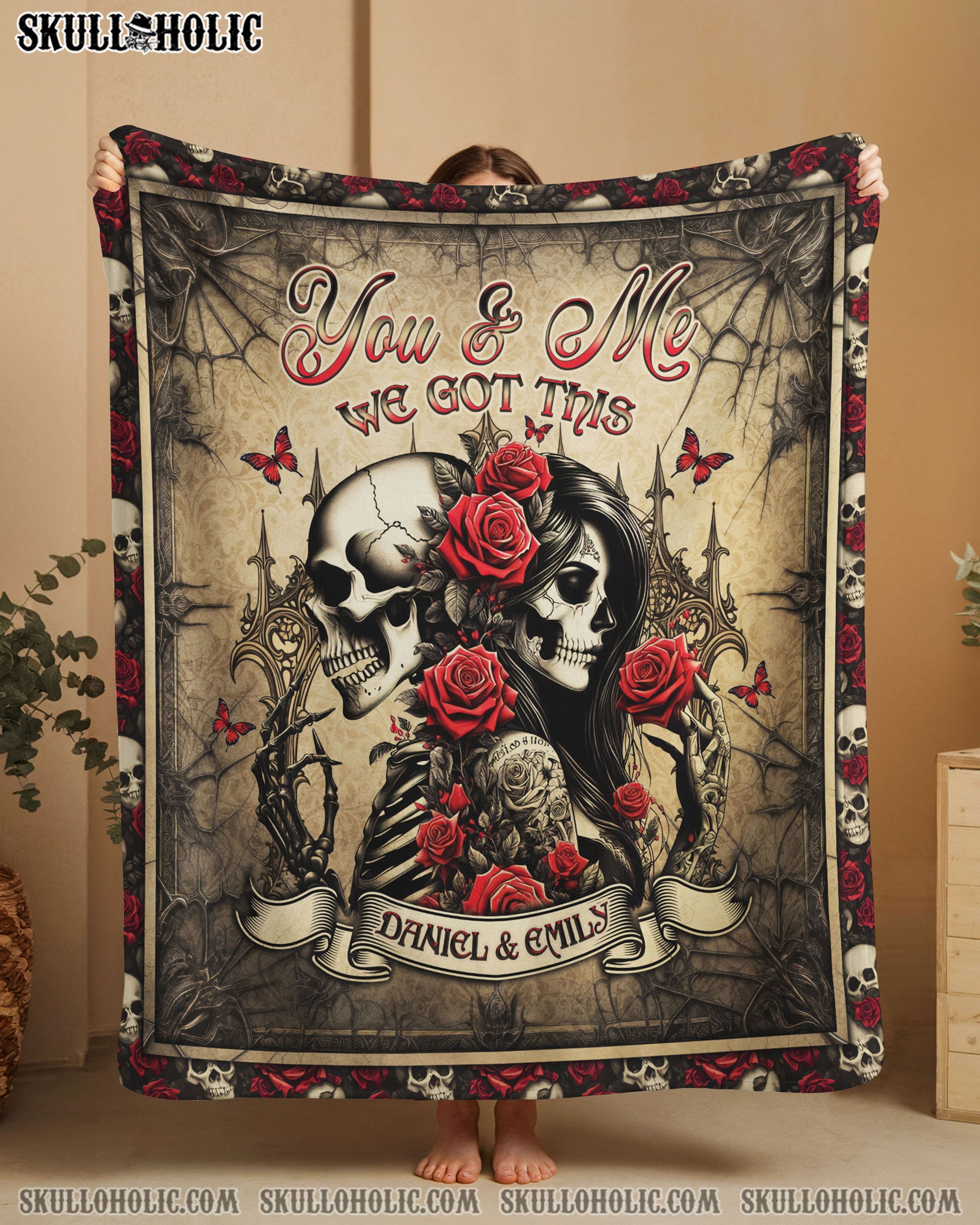 PERSONALIZED YOU AND ME WE GOT THIS FLEECE BLANKET - TLNO1702251