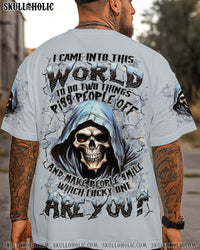 WHICH LUCKY ONE ARE YOU SKULL ALL OVER PRINT - YHHN1509251