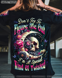 DON'T TRY TO FIGURE ME OUT SKULL ALL OVER PRINT - YHLT2909253