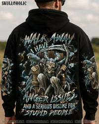 WALK AWAY I HAVE ANGER ISSUES SKULL ALL OVER PRINT - YHHN3009253