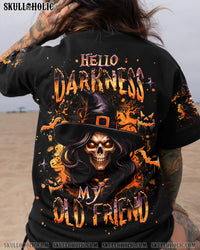 HELLO DARKNESS MY OLD FRIEND WITCH HALLOWEEN ALL OVER PRINT - YHHG2509254