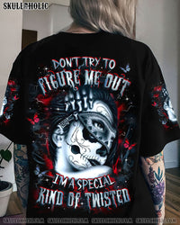 DON'T TRY TO FIGURE ME OUT SKULL ALL OVER PRINT - YHLT2208251