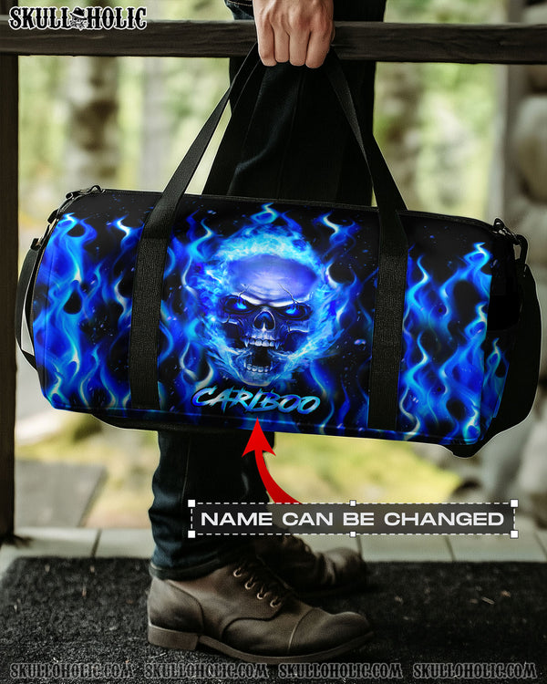 BLUE SKULL FIRE TRAVELLING BAG - YHHN2808255