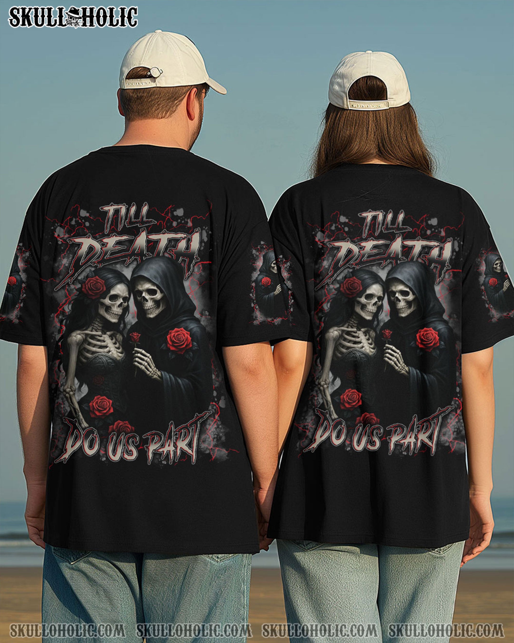 TILL DEATH DO US PART COUPLE ALL OVER PRINT - YHLN0408251