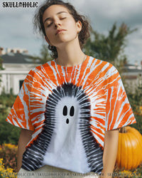 GHOST SKULL TIE DYE HAND DYED ALL OVER PRINT - TLTR0408252
