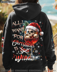 ALL I WANT FOR CHRISTMAS SKULL ALL OVER PRINT - TYQY2910242