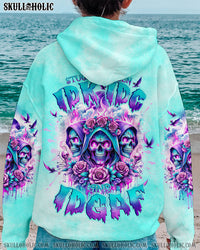 STUCK BETWEEN IDK IDC AND IDGAF 3 REAPER SKULL ALL OVER PRINT - TLNO2612232