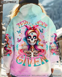 ZERO F GIVEN SKULL MESSY BUN  ALL OVER PRINT  - TLNO0611244